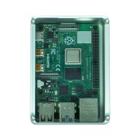 Anidees Raspberry Pi 4 High Gehäuse Silber