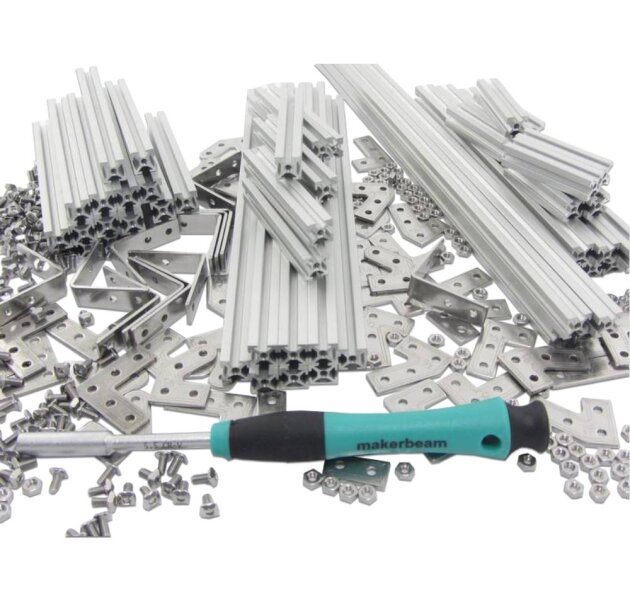 MakerBeam Premium Starterkit Silber