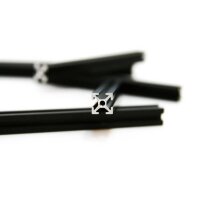 MakerBeam Profilsystem 600 mm Schwarz