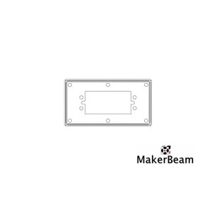 MakerBeam Servomotor Halterung