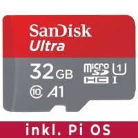 Sandisk microSDHC 32GB Class10 mit Raspberry Pi OS