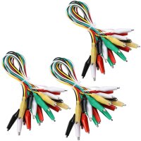 30er-Pack Messleitungen mit Krokoklemmen