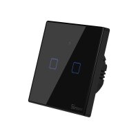 SONOFF TX T3EU2C Wall Switches schwarz (2 Taster)