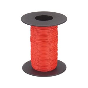 Kupferschalt Litze 0,04 mm² / 100 m rot