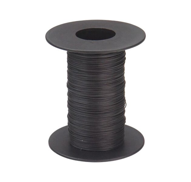 Kupferschalt Litze 0,04 mm² / 100 m schwarz