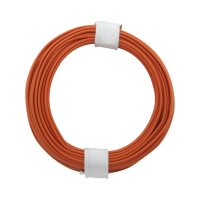 Kupferschalt Litze 0,14 mm² / 10 m / orange