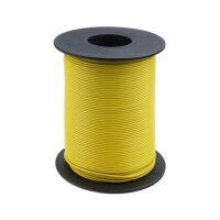 Kupferschalt Litze 0,14 mm² / 100m gelb
