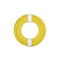 Kupferschalt Litze  0,50 mm² / 10 m / gelb