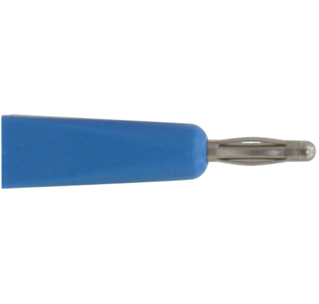 Miniaturstecker 2mm blau
