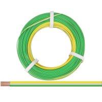 Drillingslitze 0,14 mm² / 50 m gelb-weiss-grün