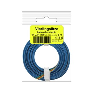 Vierlingslitze 0,14 mm² / 5 m...