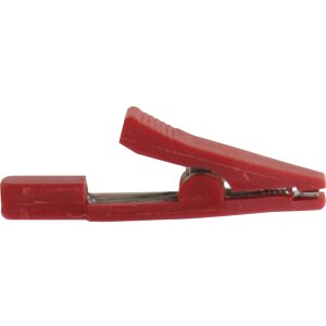 Miniatur Abgreifklemme rot