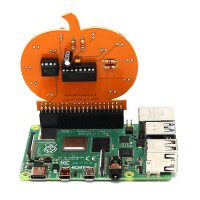 Halloween Kürbis Pi Lötset für Raspberry Pi (555 Timer)